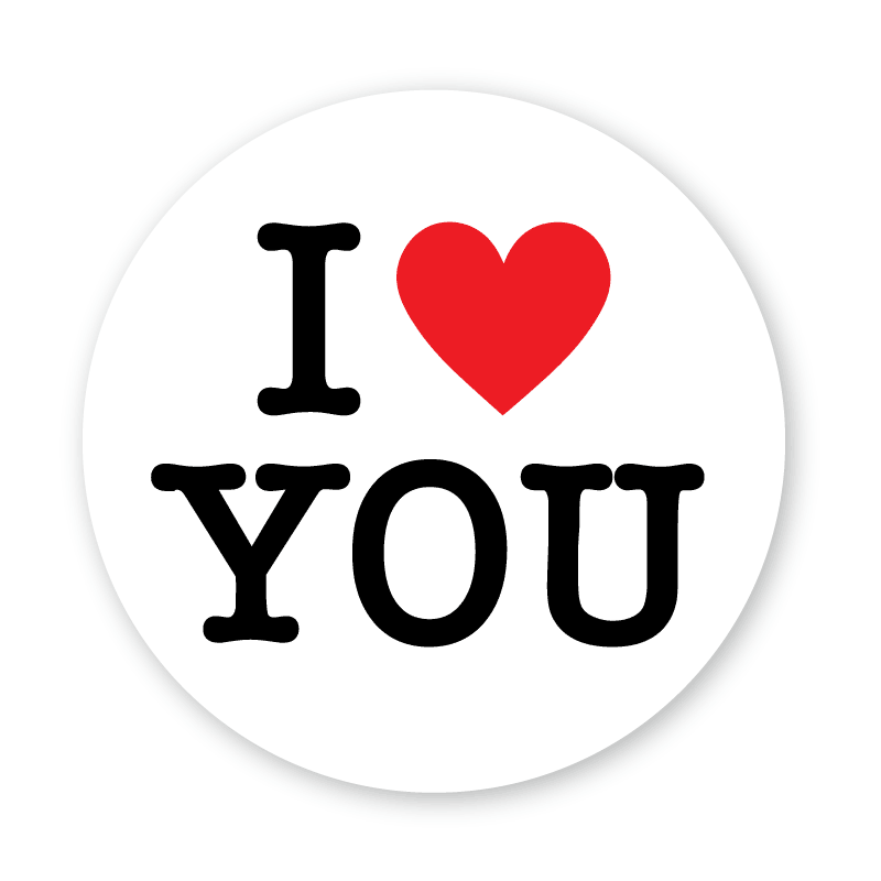 I Love You Sticker - Odotastic Stickers